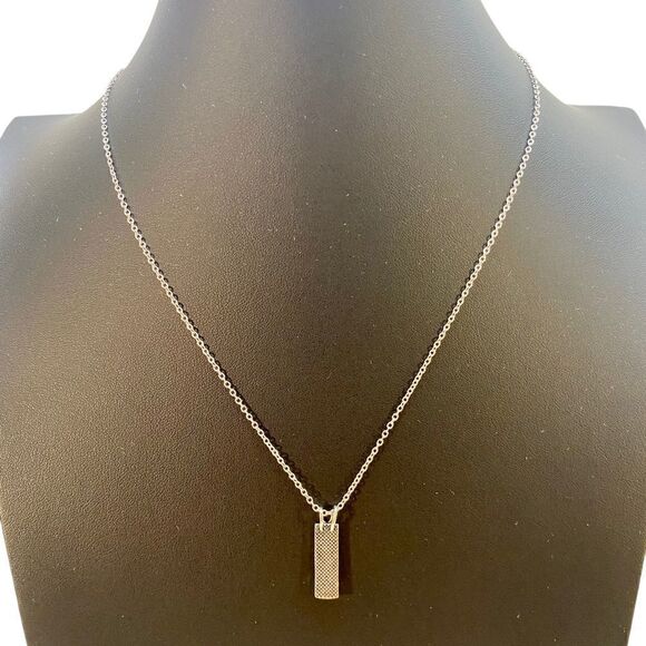 Sand Tree Necklace on Cable Chain. Small & Delicate. - Picture 6 of 7